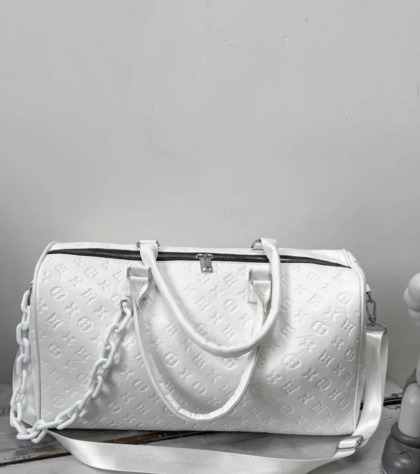 Duffels Large Leather Travel Bag